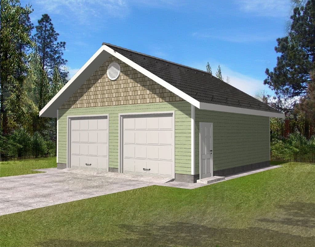 Front elevation of Garage home (ThePlanCollection: House Plan #132-1782)