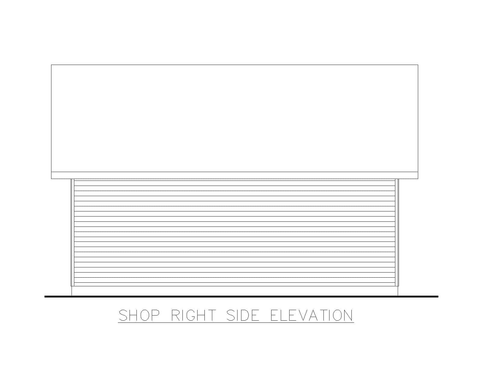 Home Plan Right Elevation of this 0-Bedroom,1 Sq Ft Plan -132-1789