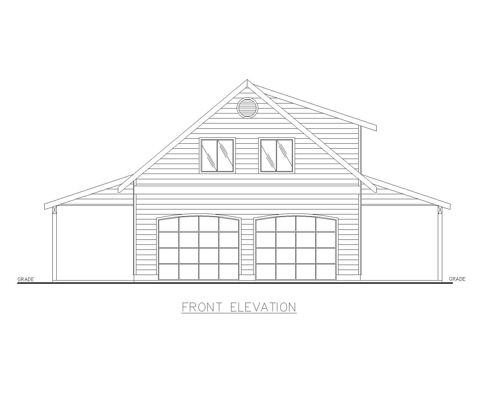 Home Plan Front Elevation of this 0-Bedroom,1 Sq Ft Plan -132-1793