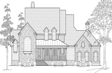 4-Bedroom, 4076 Sq Ft Farmhouse House Plan - 134-1002 - Front Exterior