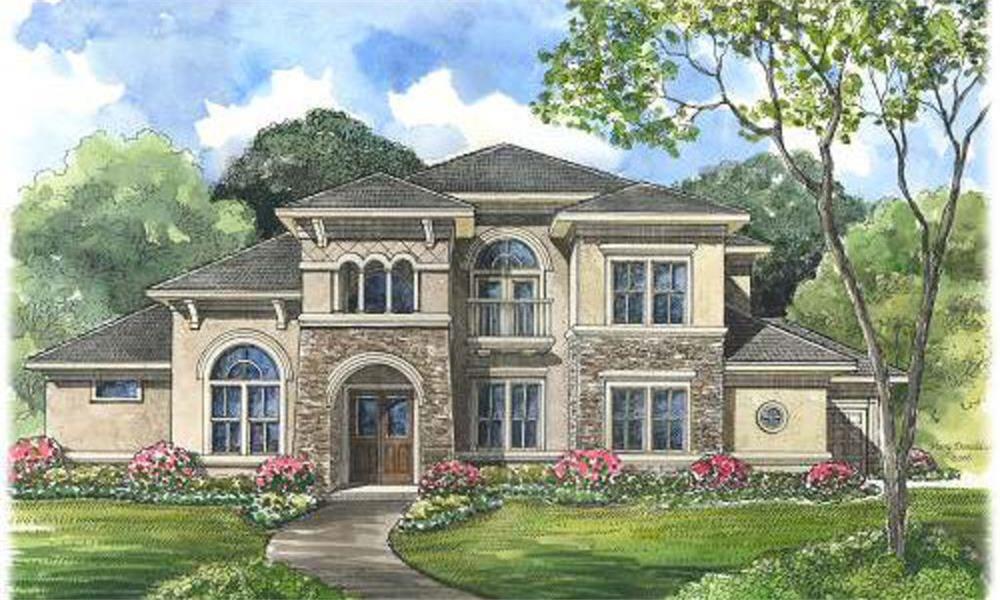 Beautiful image for house plan # 134-1087
