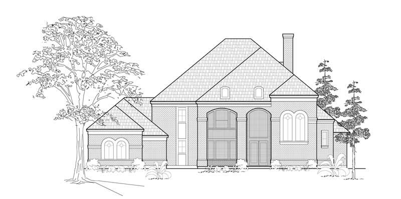 Main image for house plan # 8638