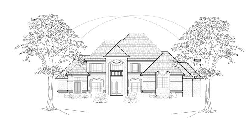 European home (ThePlanCollection: Plan #134-1193)