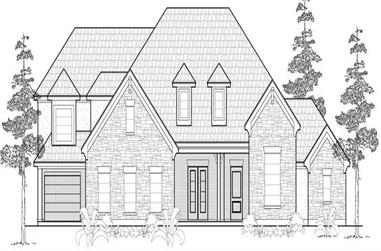 5-Bedroom, 3626 Sq Ft Country House Plan - 134-1196 - Front Exterior