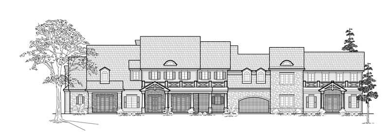 Farmhouse home (ThePlanCollection: Plan #134-1266)