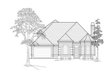 4-Bedroom, 2879 Sq Ft Traditional House Plan - 134-1278 - Front Exterior