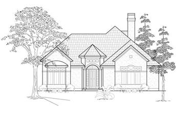 3-Bedroom, 2489 Sq Ft Contemporary House Plan - 134-1283 - Front Exterior