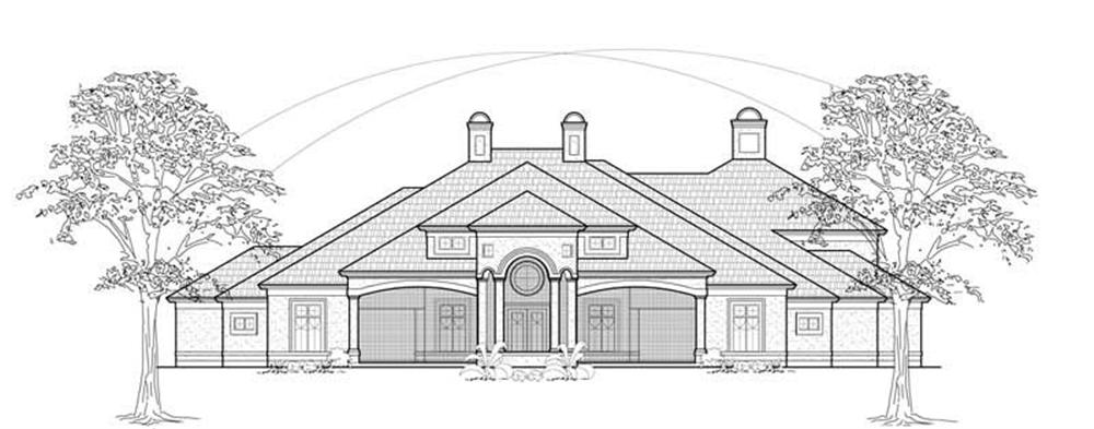Rendering for Luxury Home Plans.