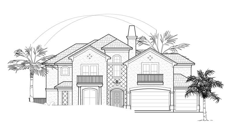 Main image for house plan # 8674