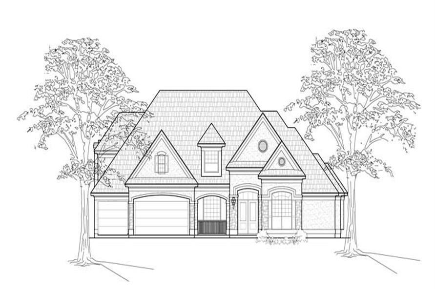 Main image for house plan # 8699