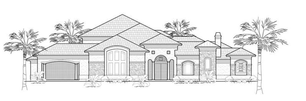 Main image for house plan # 8640