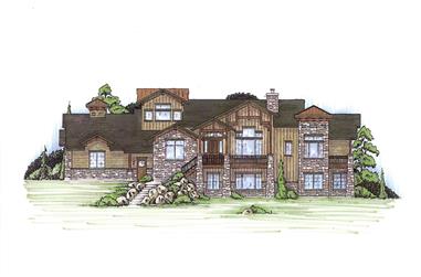 5-Bedroom, 2335 Sq Ft Country Home Plan - 135-1009 - Main Exterior