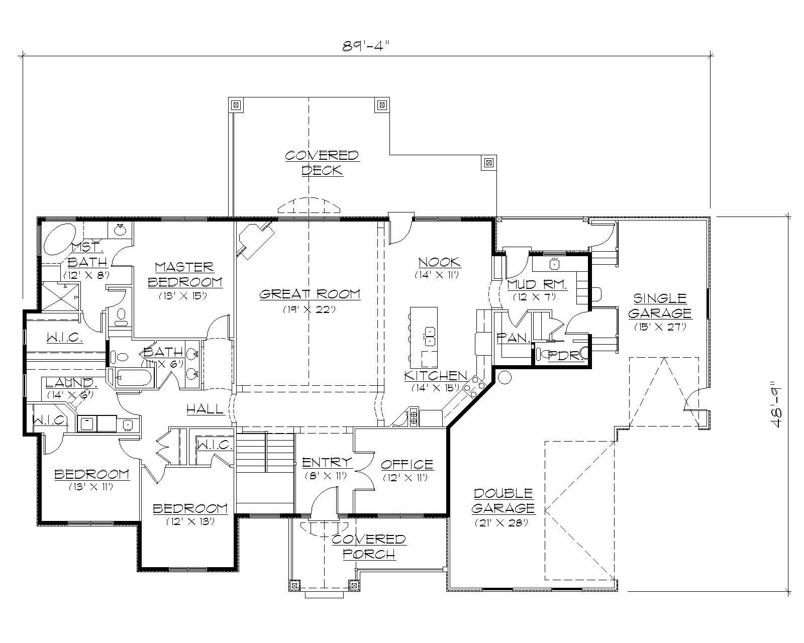 Craftsman House  Plans  Home  Design  VH  R2581