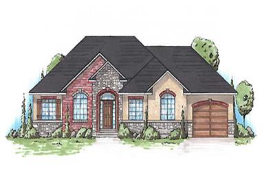 3-Bedroom, 1695 Sq Ft Small House Plans - 135-1105 - Main Exterior