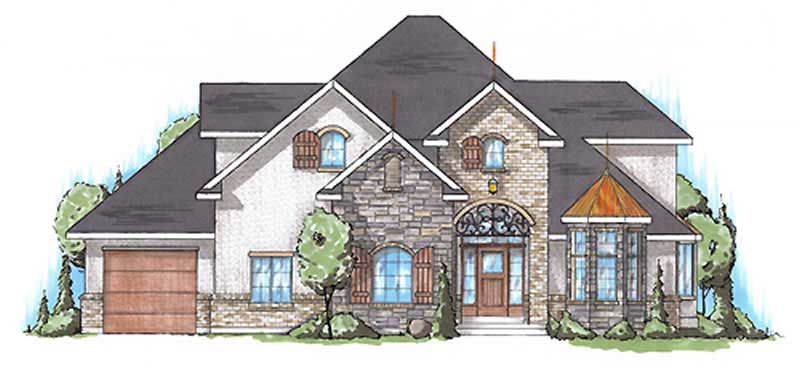 European home (ThePlanCollection: Plan #135-1182)