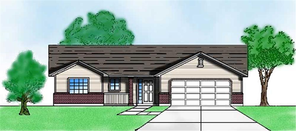Main image for house plan # 8069