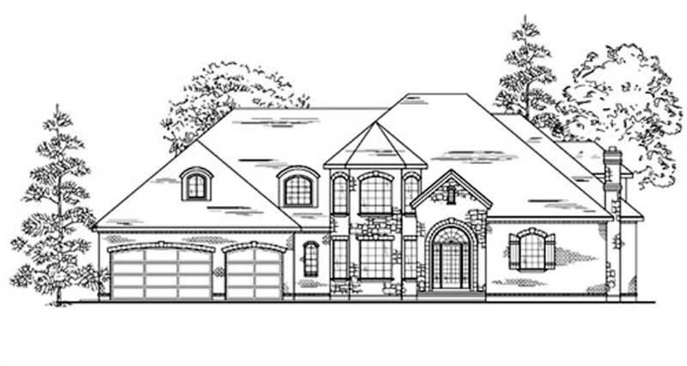 Main image for house plan # 11068