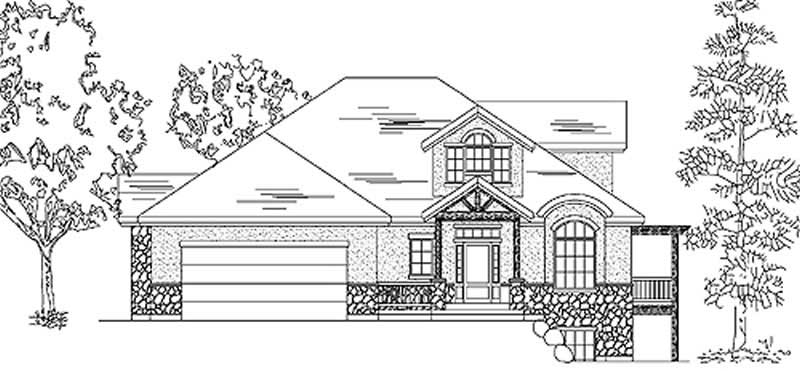 European home (ThePlanCollection: Plan #135-1238)