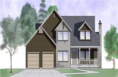 3-Bedroom, 2293 Sq Ft Cape Cod House Plan - 135-1239 - Front Exterior