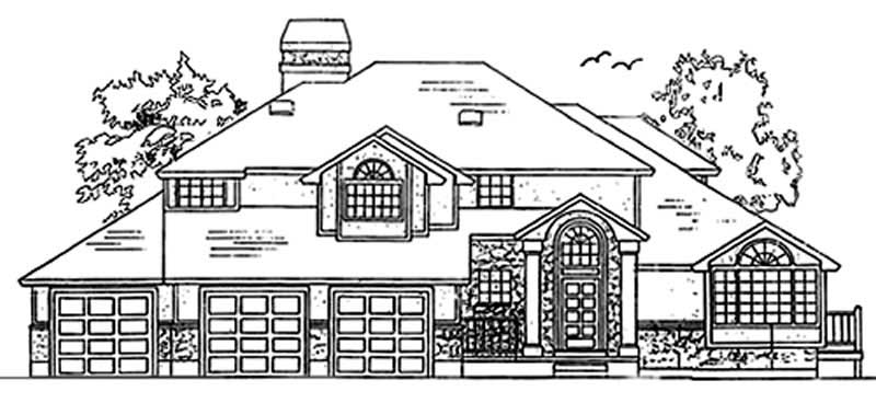 Main image for house plan # 11122
