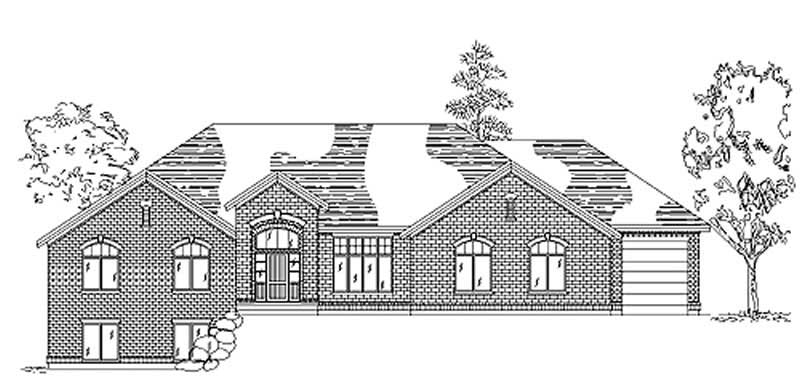 European home (ThePlanCollection: Plan #135-1306)