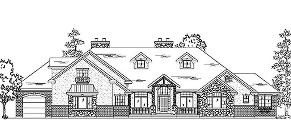 Main image for house plan # 11031