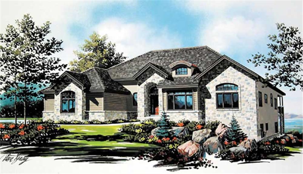 Main image for house plan # 8143