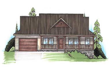 3-Bedroom, 2332 Sq Ft Country Home Plan - 135-1352 - Main Exterior