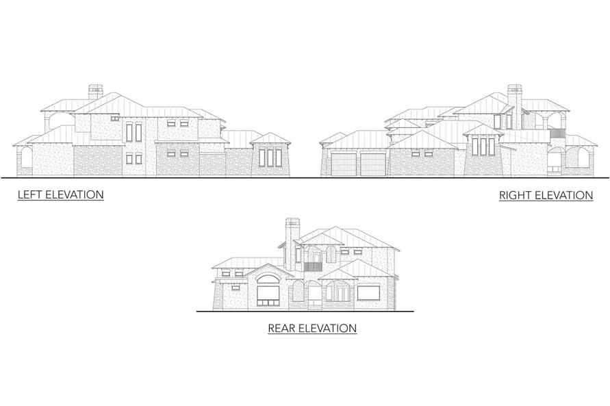 136-1030: Home Plan Elevations-