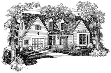 3-Bedroom, 2201 Sq Ft Country Home Plan - 137-1005 - Main Exterior