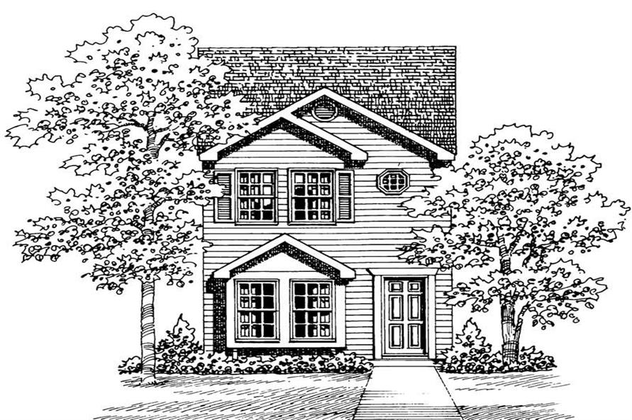 Main image for house plan # 18004