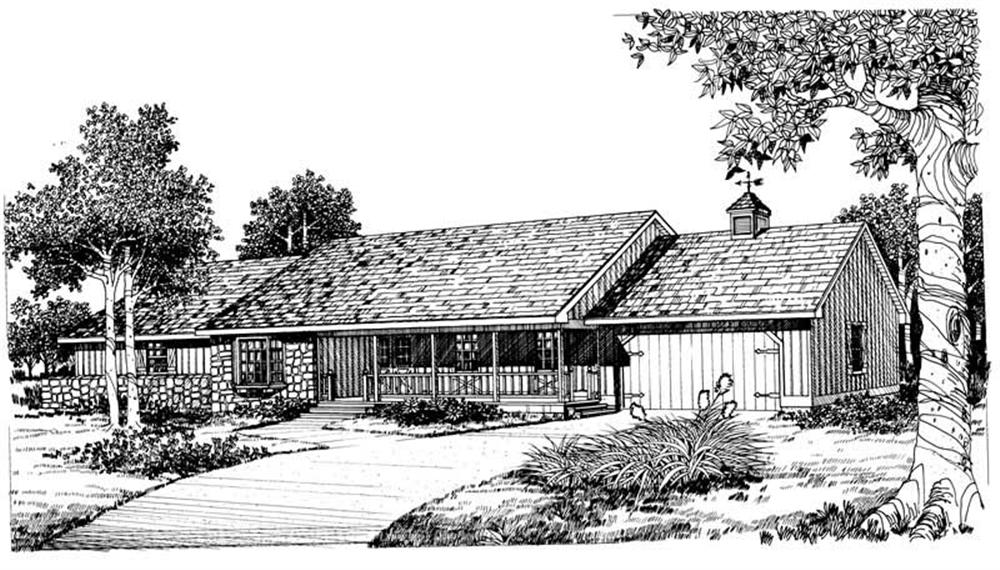 Main image for house plan # 17958