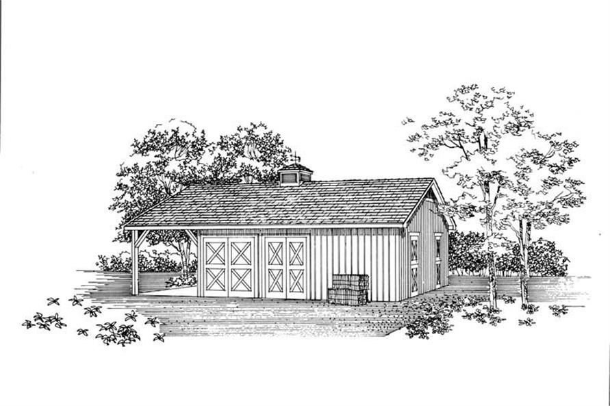 Main image for house plan # 18868