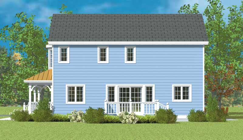 Home Plan Right Elevation of this 3-Bedroom,1987 Sq Ft Plan -137-1139