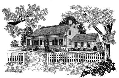 4-Bedroom, 3238 Sq Ft Colonial Home Plan - 137-1150 - Main Exterior