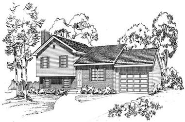 4-Bedroom, 1632 Sq Ft Cape Cod House Plan - 137-1192 - Front Exterior