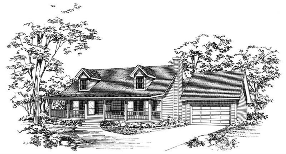 Main image for house plan # 18016