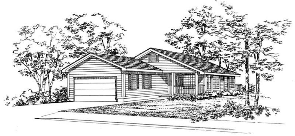 Main image for house plan # 18012