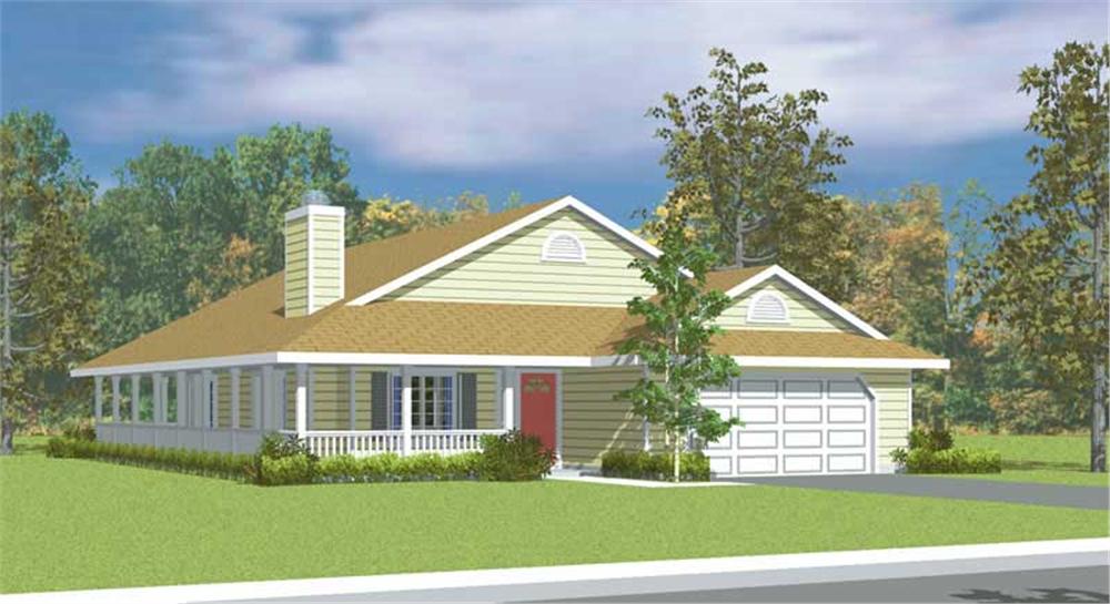 Main image for house plan # 17924