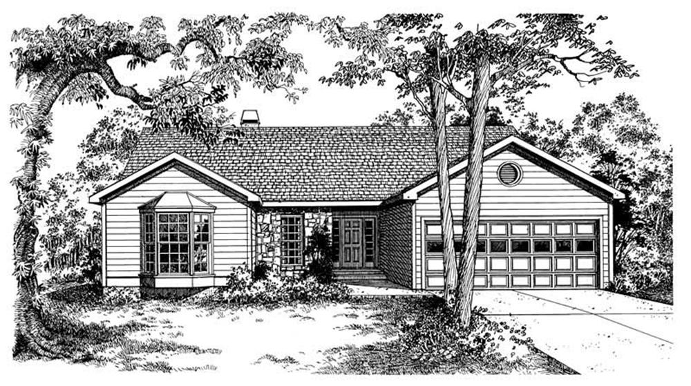 Main image for house plan # 17955