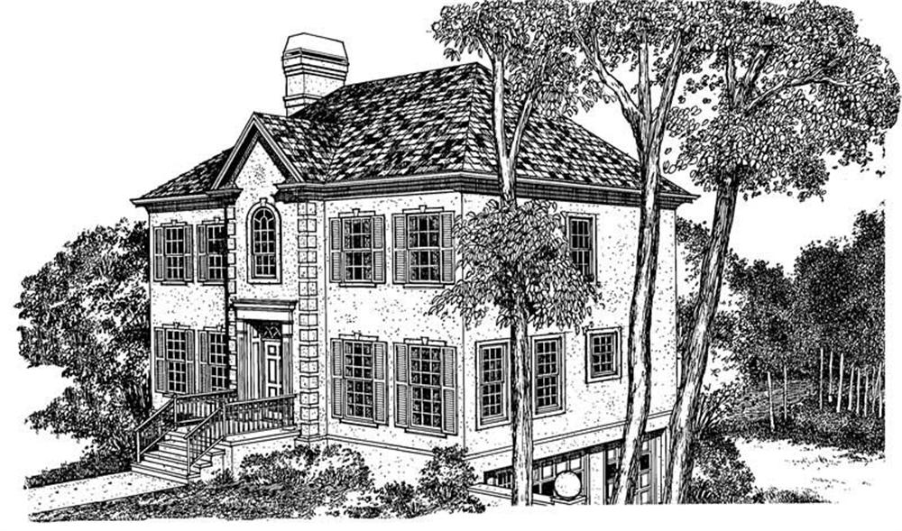 Main image for house plan # 17954