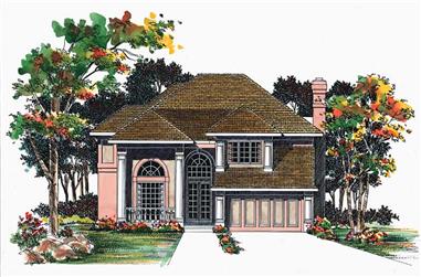 4-Bedroom, 2570 Sq Ft Ranch House Plan - 137-1276 - Front Exterior