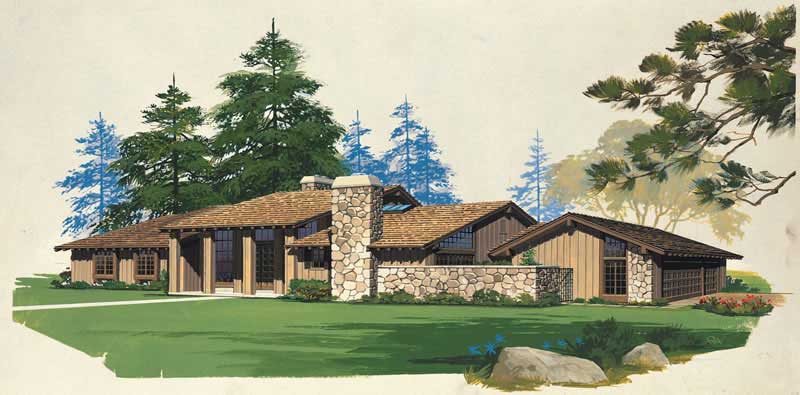 Contemporary home (ThePlanCollection: Plan #137-1283)