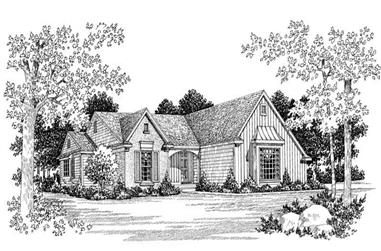 2-Bedroom, 1233 Sq Ft Country House Plan - 137-1315 - Front Exterior
