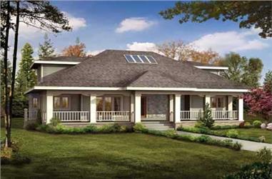 3-Bedroom, 2208 Sq Ft Ranch House Plan - 137-1332 - Front Exterior