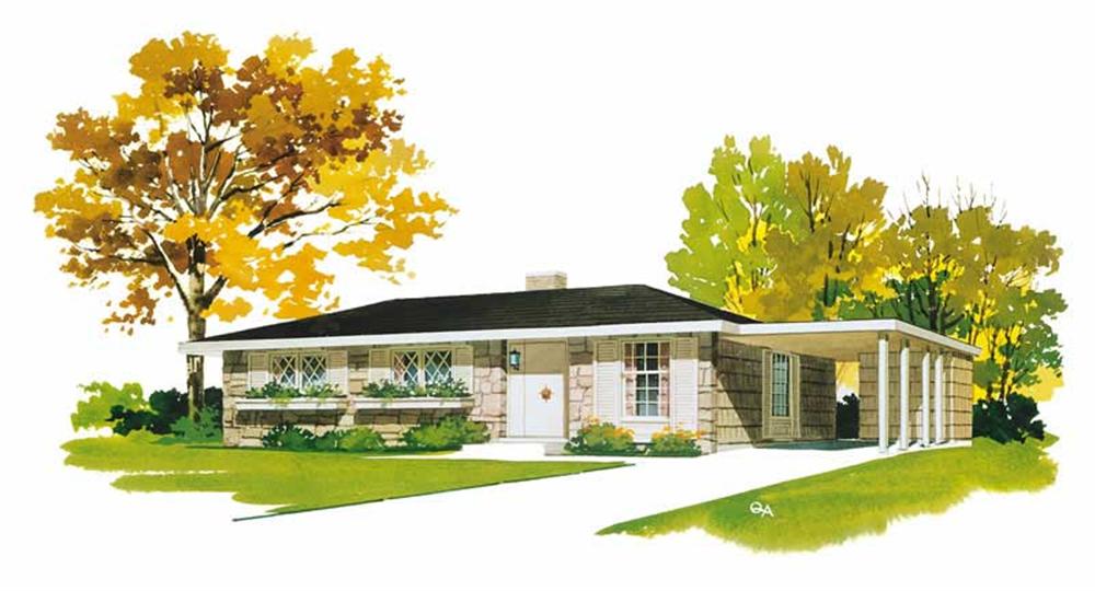 Main image for house plan # 18589