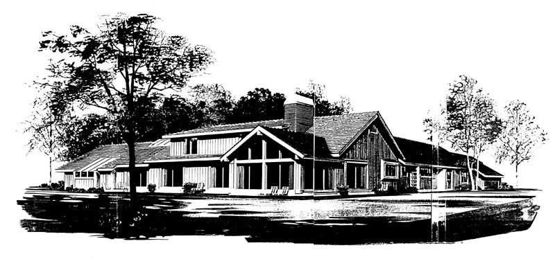 Front View of this 3-Bedroom, 3715 Sq Ft Plan - 137-1339