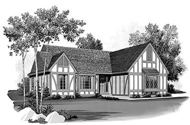 2-Bedroom, 2168 Sq Ft Contemporary House Plan - 137-1344 - Front Exterior