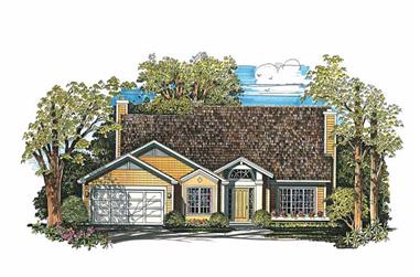 3-Bedroom, 2741 Sq Ft Country Home Plan - 137-1361 - Main Exterior