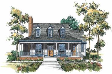 3-Bedroom, 2776 Sq Ft Country Home Plan - 137-1413 - Main Exterior